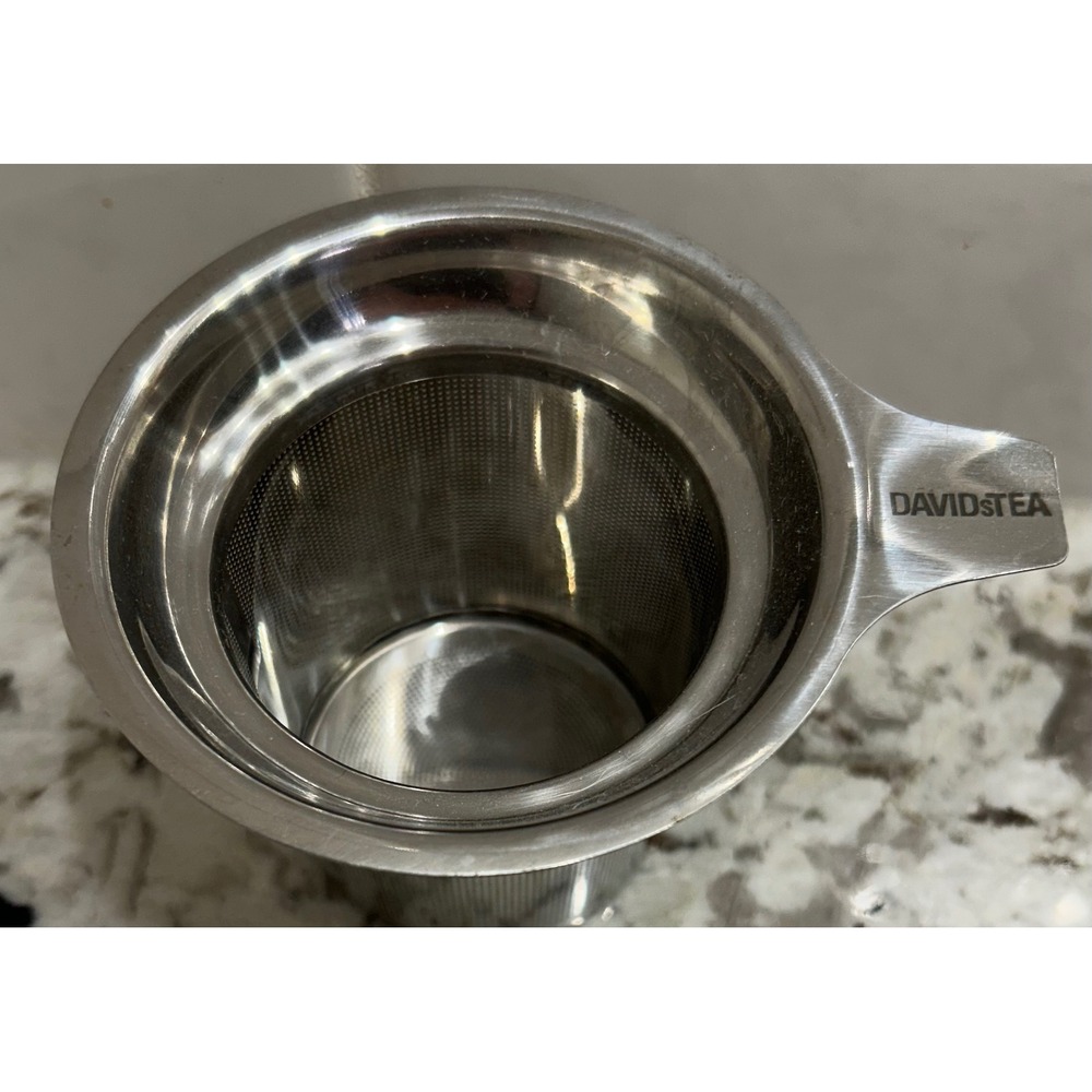 David's Tea Strainer‎ Mug Steeped stainless loose tea